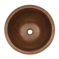 thumbnail image 3 of Premier Copper Products BSP3-LR17FDB Round Under Counter Sink with Vessel Faucet, 3 of 4