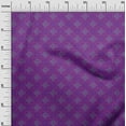 thumbnail image 2 of oneOone Polyester Lycra Fabric Leaves & Geometric Block Print Sewing Fabric BTY 56 Inch Wide, 2 of 4