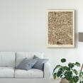 thumbnail image 3 of Trademark Fine Art 'Berlin Germany City Map Brown' Canvas Art by Michael Tompsett, 3 of 4