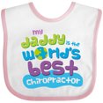 thumbnail image 3 of Inktastic Chiropractor Daddy Boys or Girls Baby Bib, 3 of 4