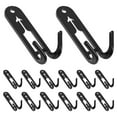 thumbnail image 4 of Miangastore Tool Free Installation Melon Stand Hook Black 30Pcs 2.91X1.49X0.83In, 4 of 9