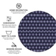 thumbnail image 4 of Bingfone Vintage Purple and Blue Squares Leather Drinks Coasters with Set of 6,Suitable for Home Kitchen,Coffee Cup Coasters Home Gift, 4 of 9