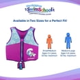 thumbnail image 4 of Chaleco de Natación SwimSchool Rosa Aguamarina con Hombros Acolchados para Niños, 4 of 6