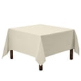 thumbnail image 1 of Gee Di Moda Mantel Cuadrado – Mantel De Color Marfil De 70 X 70 Pulgadas Para Mesas Medianas Cuadradas O Redondas – Tela Lavable Resistente – Para Mesa De Buffet, Fiesta, Cena, Boda Y Baby Shower, 1 of 1