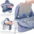 thumbnail image 5 of ibiyuan School Backpacks Lightweight Durable Drawstring Large Capacity Casual School Bag for Ages 6th 7th 10th 12th, High School, University, Travel, Daily Commute, 5 of 5
