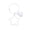WHITE, variant on Five-pointed Star Acrylic Keychain Dopamine Earphone Set Hanging Decoration