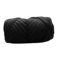 thumbnail image 4 of Hilo grueso para crochet, hilo gigante, ligero, duradero, diámetro de 1,97 pulgadas, hilo jumbo Negro, 4 of 9
