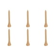thumbnail image 4 of Tee De Madera, 50 Piezas De Tees De Madera De Repuesto Fáciles De Arreglar Fuertes Para Accesorios De, 4 of 7