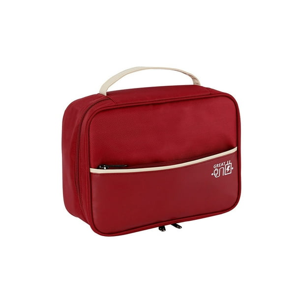 Estuche de carga portátil Bewildely color Vino rojo
