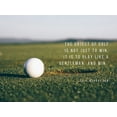 thumbnail image 2 of ArtsyQuotes 24x19 White Modern Wood Framed Museum Art Print Titled - Phil Mickelson Quote: The Object of Golf, 2 of 4