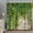 Green, variant on Garden Landscape Shower Curtain Colorful Floral Spring Summer Nature Plants Scenery Country Flower Rustic Bathroom Decor Set Polyester Fabric Curtains with Hooks 70Wx70H Inch