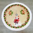 thumbnail image 2 of Feliz Navidad árbol falda Navidad vacaciones Santa Reno decoración adorno fiesta en casa árbol estera delantal 98cm Jumpingount JR0756-03, 2 of 4