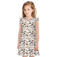 thumbnail image 1 of Balery Horse Camisón de princesa para niñas, pijama de algodón con mangas abullonadas, suave y bonito.-Medium, 1 of 6