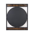 thumbnail image 4 of LUVODI Wood Wall Mirror Retro Decorative Mirror for Bathroom Home Living Room 30x25in Square, 4 of 11