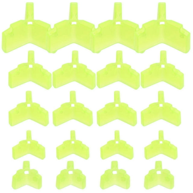 75pcs Treble Hook Safety Caps Thick ABS Fishing Hook Protectors Mini Covers for Prevent Scratches and Tangles