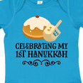 thumbnail image 4 of Inktastic 1st Hanukkah Childs Dreidel Boys or Girls Baby Bodysuit, 4 of 5