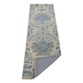 thumbnail image 4 of Rugsotic Carpets Hand Tufted Wool Eco-Friendly 2'6''x10' Runner Beige Blue Oriental High Pile Thick Handmade Anti Skid Indoor Area Rug K00937, 4 of 5