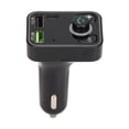 thumbnail image 4 of Cargador de coche Mini adaptador de cargador de coche compatible con tarjeta de memoria USB BT con pantalla LED DC12V, 4 of 12