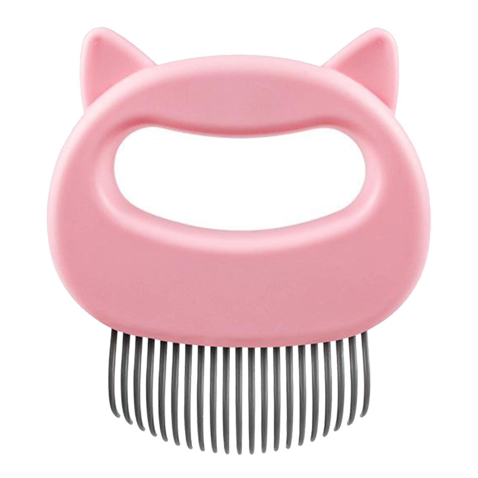 Pet Grooming Shedding Brush for Dog Cat Hair Pet Comb Safe and Gentle Plastic Claw Teeth for Removing Matted Fur Knots and Tangles 
