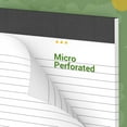 thumbnail image 5 of PrimeCook Shop 3 Pack Legal Pads 11 x 9.5 College Ruled White Paper Note Pad Narrow Ruled 30 Sheets Notepads Perforated Writing Pad Clear Print Horizontal Pads of Paper, 5 of 14