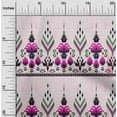 thumbnail image 2 of oneOone Georgette Viscose Light Pink Fabric Ikat Sewing Craft Projects Fabric Prints By Yard 42 Inch Wide, 2 of 5