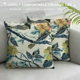 thumbnail image 3 of Chilfamy Decorative Throw Pillow Covers, Modern Double-Side Design Cushion Cases, Blue Birds Pattern Toss Pillow Covers for Bedroom Living Room Couch Sofa Holiday Decor White, 3 of 5