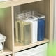 thumbnail image 5 of Dispensador vacío de lavandería, botella secundaria, suavizante de plástico, contenedor multiusos, reemplazo de almacenamiento recargable para Juegos de accesorios de baño Claro (sin pegatina) Cateissary HA073023-02, 5 of 6