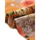 thumbnail image 5 of BLAZER AJUSTADO PARA MUJER INSPIRE CHIC CON SOLAPA CON MUESCA Y ESTAMPADO, CHAQUETA DE TRABAJO ABIERTO L NARANJA-FLORAL, 5 of 6