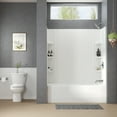 thumbnail image 5 of American Standard 1393.202 Princeton 60" Three Wall Alcove Enameled Steel Soaking Tub -, 5 of 5