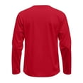 thumbnail image 5 of Hearthz Raglan Long Sleeve Men T Shirts Fall Solid Color Crewneck Mens Baseball Shirt, 5 of 6