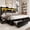 Black, variant on Breltam Platform Bed Frame - Massive 6-Drawer Storage, LED Headboard with Charging Station, No Box Spring Needed