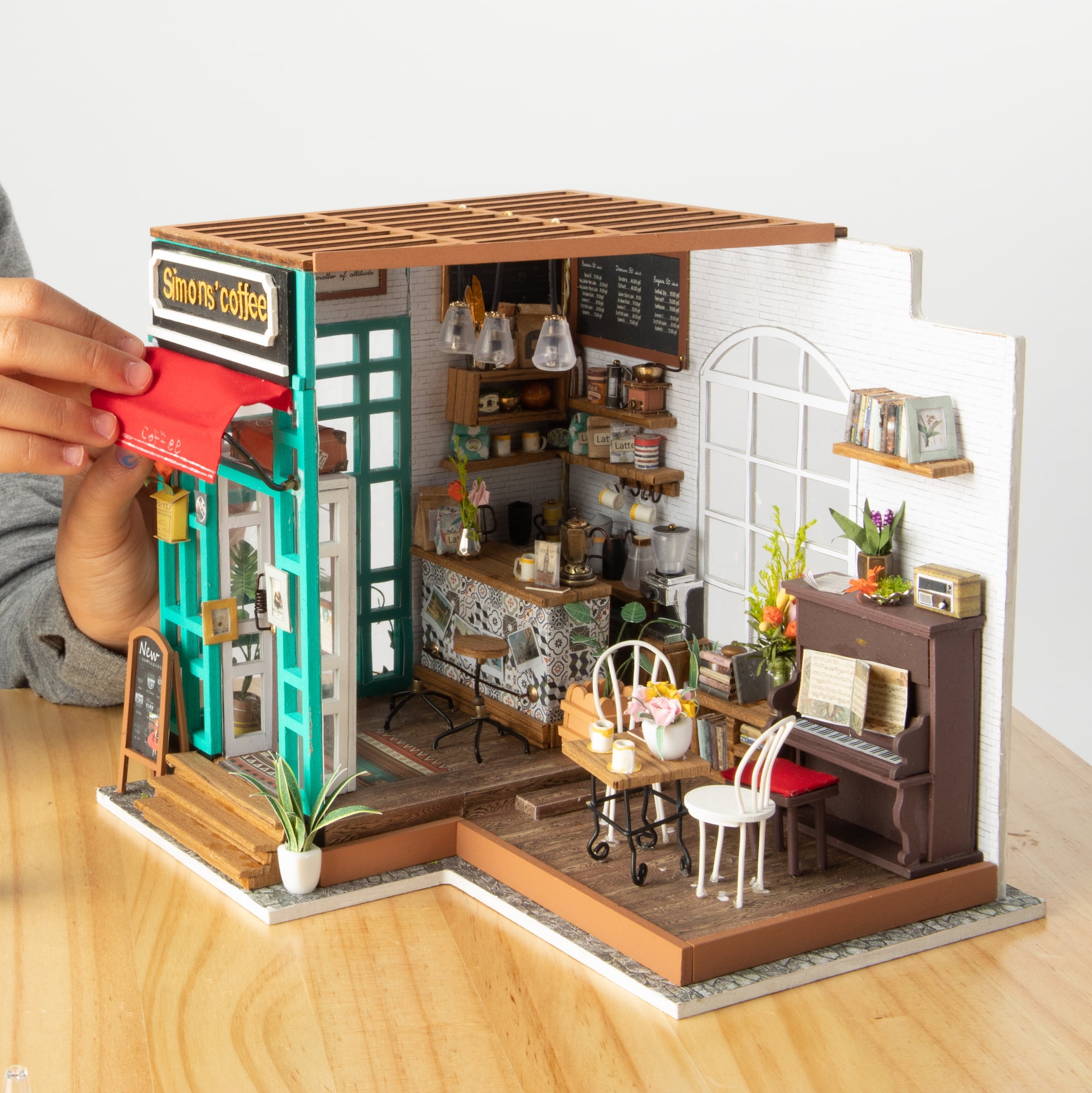 diy miniature house simon's coffee
