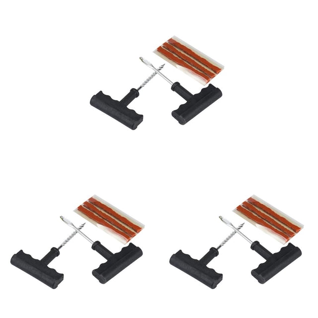 Maoww 3PCS/Set Portable Tubeless Tools Kit Car Motorbike Puncture Plug Block Air Leaking Repair 3Set
