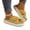 Yellow, variant on Comfy Slippers for Women Plush Crossstrap Open Toe Non-slip House Slippers Fall Slippers for Women Thick Soled Plush Slip‑on Indoor House Shoes
