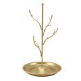 thumbnail image 1 of Bird Tree Jewelry Stand Earring Necklace Holder Organizer Rack Tower Sturdy Iron Material Unique Design Multifunctional with Multilayered Branches for Various Settings, 1 of 7