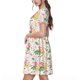 thumbnail image 2 of Disketp Cute Baby Dinosaurs para Vestido de Manga Corta para Mujeres, Vestidos de Verano para Mujeres, Casual y Holgado para la Playa, 2 of 6