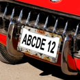 thumbnail image 5 of Ghost Happy Halloween License Plate Cover 2 Pcs Set Halloween Holiday Decorations Car License Plate Frame Car Accessories US Canada Standard 2 Holes Aluminum Metal License Plate Frames, 5 of 6