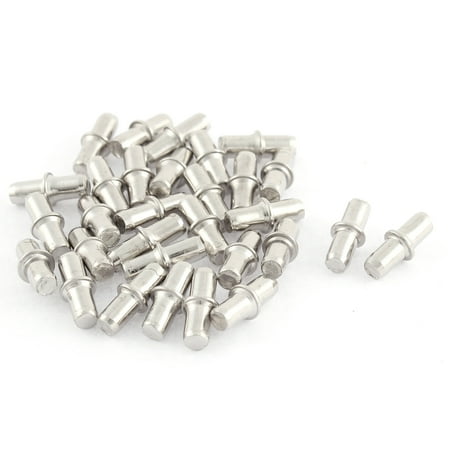 

5mm x 17mm Furniture Cupboard Hardware Metal Shelf Support Pins 30 Pcs