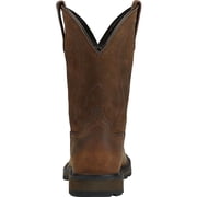 ARIAT 10014238: Mens Ariat Groundbreaker Round Toe Work Boot Safety Calf Work Boots, Distressed Brown