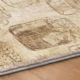 thumbnail image 5 of Addison Rugs Dream Shag Premium Machine Washable Transitional Mason Jars Beige Rectangle Rug, 5' x 7'6", 5 of 8