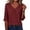 #08 Wine 【Mix, Match & Rotate: Stock Up on Daily Colors】, variant on Women's Loose Fit Casual Neck Short Sleeve Solid Color T Shirt Tee Comfy Cute Versatile Casual Daily Wear Weekend Outfits | CSEONE,Army Green L