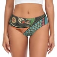 thumbnail image 1 of Fotbe Rich Fish Calzones Estampados para Mujer – Ropa Interior de Algodón, Cómoda, Suave y Elástica-X-Small, 1 of 6