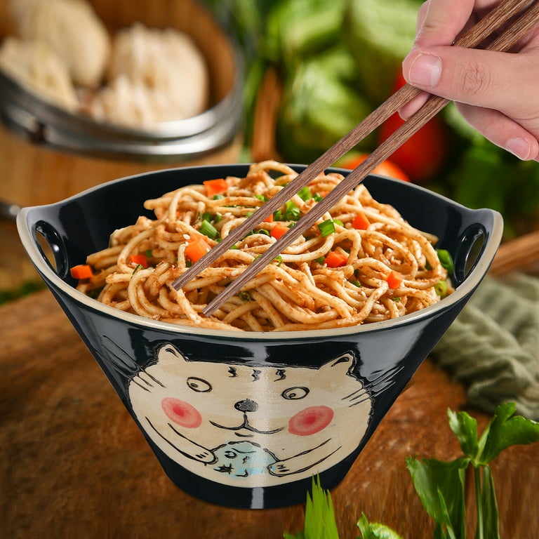 OYOURLIFE Cute Cartoon Stainless Steel Bowl Kitchen Large Soup Noodle Rice  Bowl Fruit Salad Food Container Household Tableware
