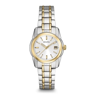 Bulova Gold Two-Tone Stainless Steel Women display picture 1