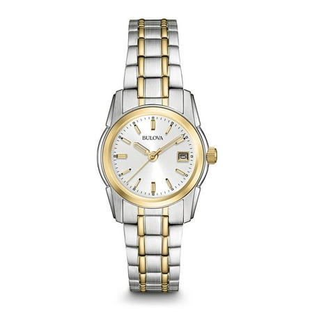 Bulova Women's Dress Two Tone Stainless Steel Watch 98M105