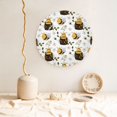 thumbnail image 5 of Gaeub Honey Bee Insect Print Ceramic Plate,Dinner Plates,Bone China Decorative Plates with Display Stand,Art Ceramic Ornaments for Wall Hanging Decoration-6in, 5 of 6