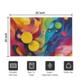thumbnail image 5 of Colorful Abstract Pattern Door Rugs,Washable Non Slip Door Mats Indoor,Decorative Door Mats,Entry Mat Indoor for Entrance,Bedroom,Kitchen,Bathroom,20"x32", 5 of 6