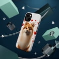 thumbnail image 3 of DistinctInk Tough Case for Apple iPhone 13 (6.1" Screen), Compatible with MagSafe Charging - Valentine's Day Finnish Spitz, 3 of 6
