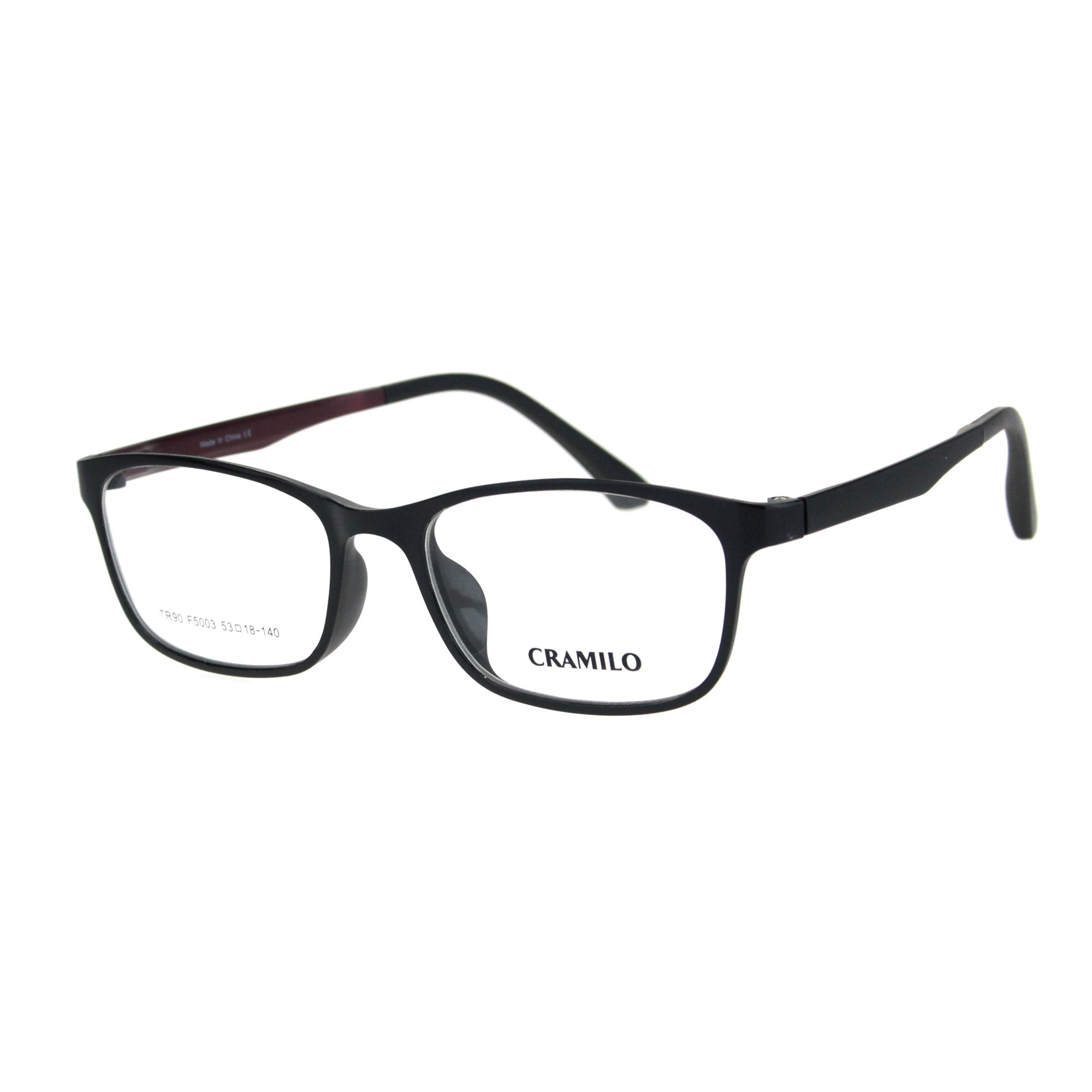 TR90 Mens Eyeglasses Frame Fashion Non Prescription Eyewear Rectangular Lightweight Glasses