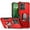 Red, variant on For Motorola Moto G Power 5G 2026 XT2617 OPTIMUM Ring Kickstand Phone Case - Black